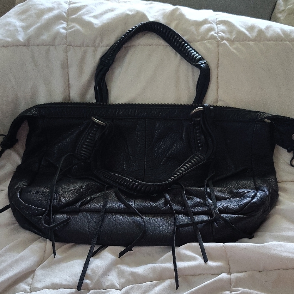 Lucky Brand Black Quilted Shoulder Bag